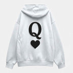Q Puff Printed Oversized Hoodie - The Monq